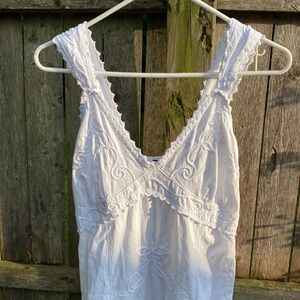 Giocam white cotton mini dress women’s size XL